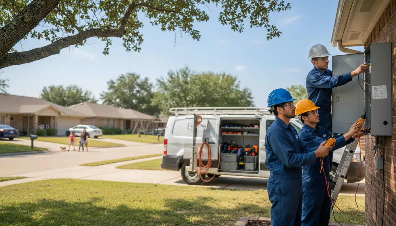 Certified electrician providing emergency electrical services in Tarrs, PA